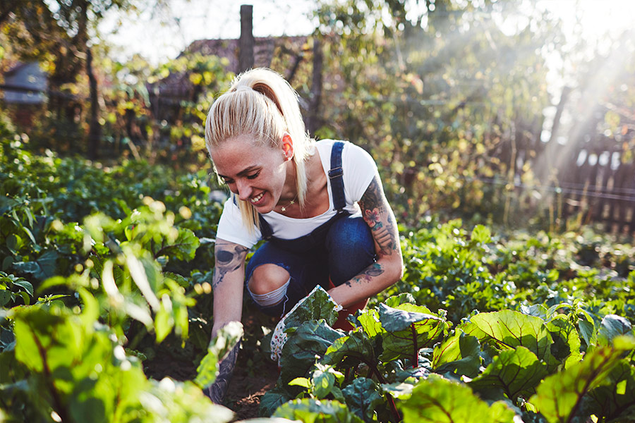 Woman Gardening - Check `n Go